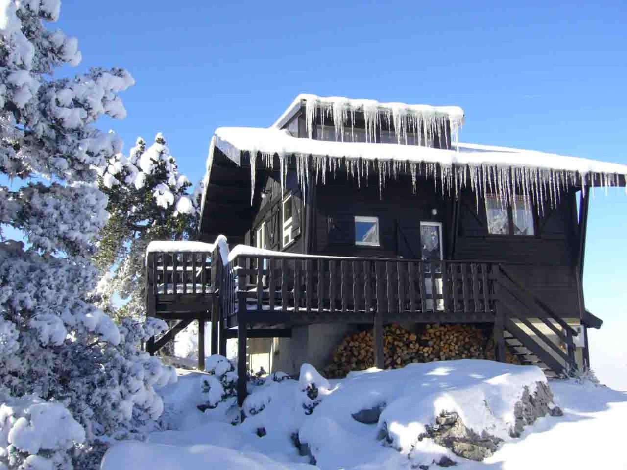 Chalet Des Myrtilles - Chalet Cosy Avec Vue Arette Exteriér fotografie